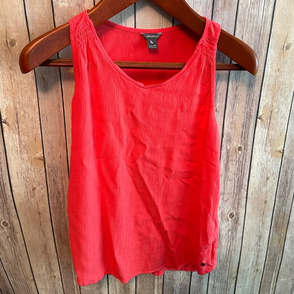 Eddie Bauer Tops - Eddie Bauer Women’s M Coral Tank 100% Rayon